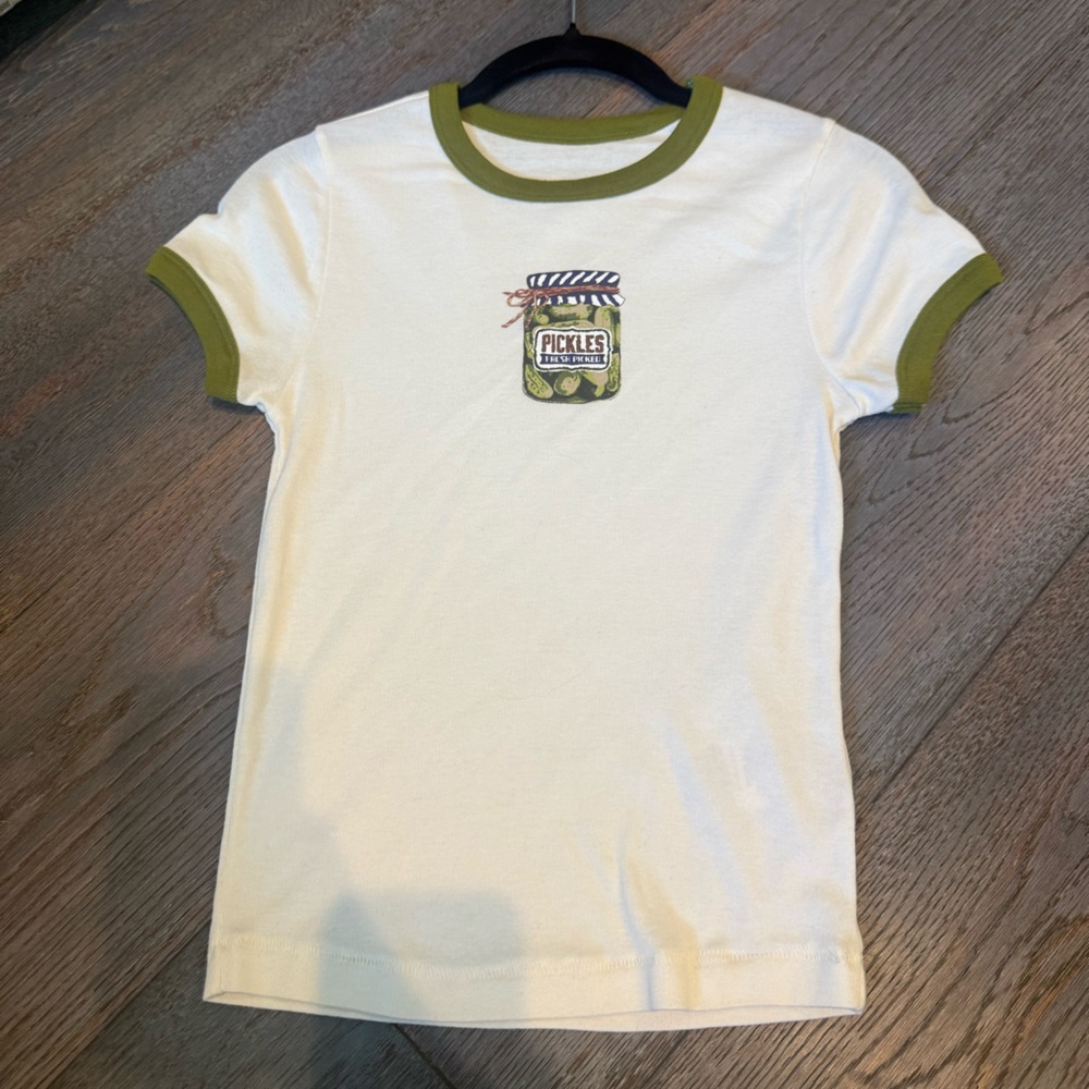 Tee with Pickle Graphic